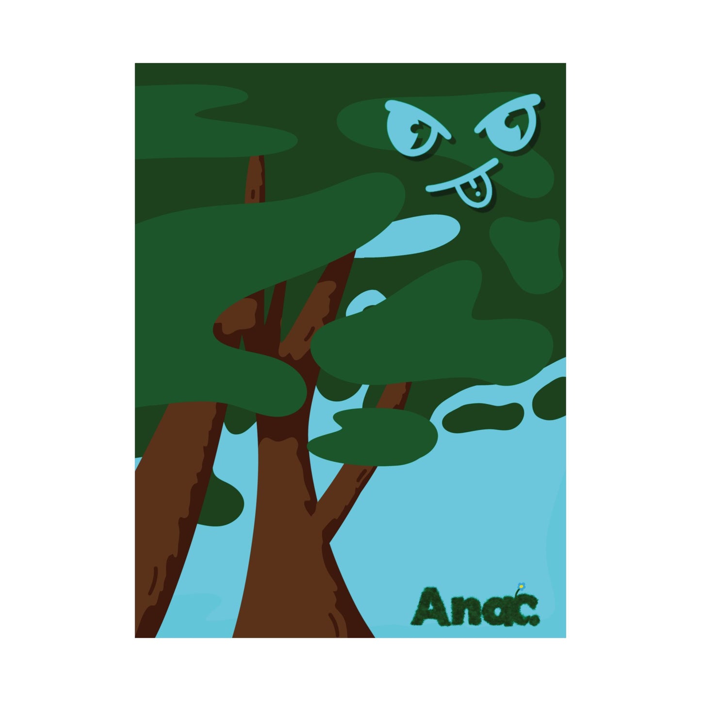 12” x 16” Anac. Forest Art Poster